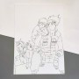Картки-розмальовки Наруто 